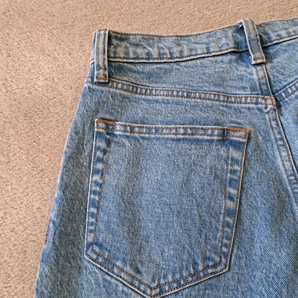 Abercrombie & Fitch Denim 90s Straight Ultra High Rise Jeans Blue Size 27 - Picture 11 of 16
